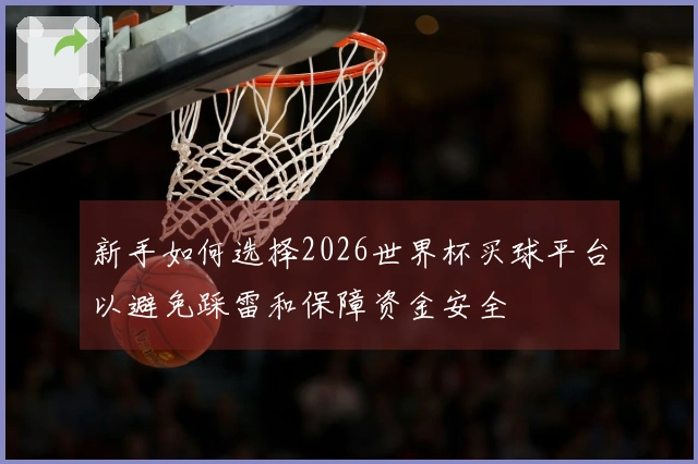 新手如何选择2026世界杯买球平台以避免踩雷和保障资金安全