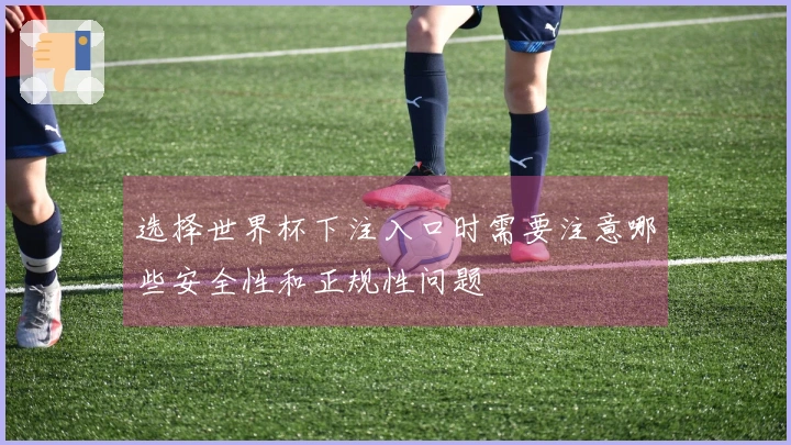 选择世界杯下注入口时需要注意哪些安全性和正规性问题