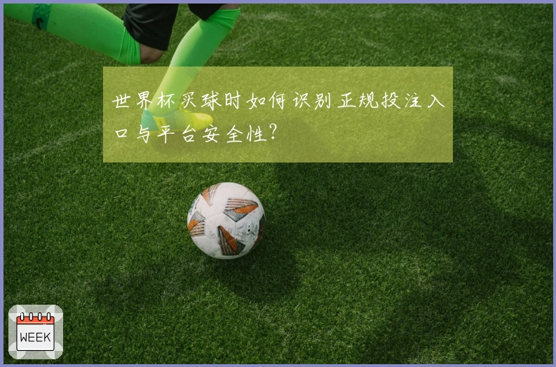 世界杯买球时如何识别正规投注入口与平台安全性？